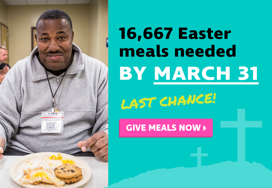 Last chance to give Easter meals!